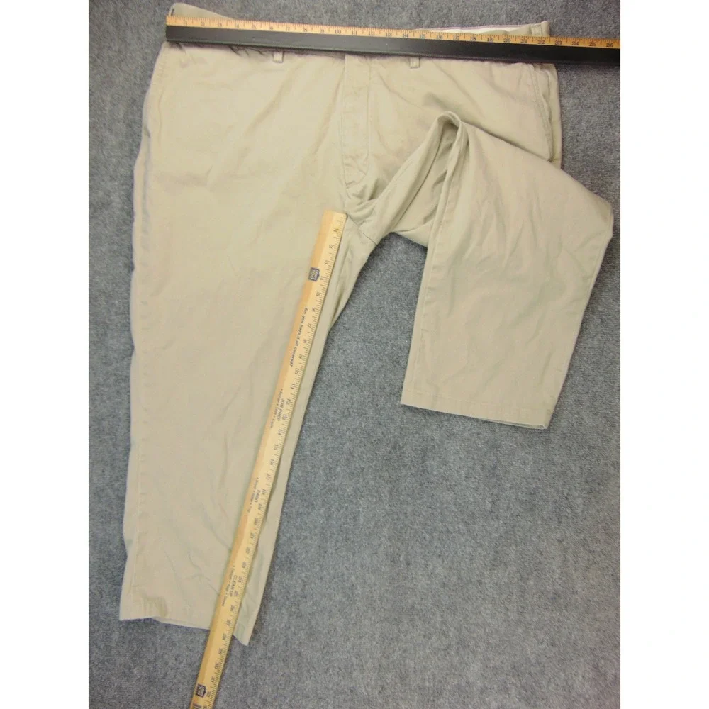 Polo Ralph Lauren Chino Pants Mens 48x30 Classic Fit Tan Solid Preppy Casual